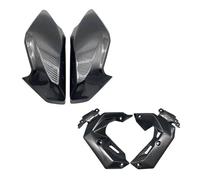 Winglets Alerón Aerodinámico Embellecedor Panel Lateral para Tanque Gasolina Delantero para Z650 Z 650 2017 2018 2019 Cubierta para Radiador Motocicleta(Carbon Look-1 Set)