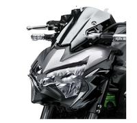 Winglets Alerón Aerodinámico Juego Cubiertas para Carenado Faro Delantero Superior Motocicleta para Z900 Z 900 2020 2021 2022 2023(Light Silver Grey)