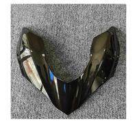 Winglets Alerón Aerodinámico Juego Cubiertas para Carenado Faro Delantero Superior Motocicleta para Z900 Z 900 2017 2018 2019(Bright Black 2)