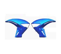 Winglets Alerón Aerodinámico Kit Carenado para Motocicleta para ER6N ER-6N 2009 2010 2011, Panel Lateral Superior Delantero Y Cubiertas Radiador(Bright Blue)