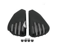 Winglets Alerón Aerodinámico para 2003-2022 para Sportster XL 1200 883 para Forty-Eight XL883 XL1200 Motocicleta Cubiertas Carenado Lateral Batería(Carbon Black(14-21))