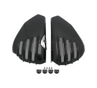 Winglets Alerón Aerodinámico para 2003-2022 para Sportster XL 1200 883 para Forty-Eight XL883 XL1200 Motocicleta Cubiertas Carenado Lateral Batería(Carbon Black(04-13))