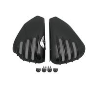 Winglets Alerón Aerodinámico para 2003-2022 para Sportster XL 1200 883 para Forty-Eight XL883 XL1200 Motocicleta Cubiertas Carenado Lateral Batería(Carbon Black(14-22))