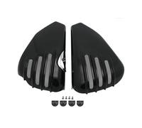 Winglets Alerón Aerodinámico para 2003-2022 para Sportster XL 1200 883 para Forty-Eight XL883 XL1200 Motocicleta Cubiertas Carenado Lateral Batería(Glossy Black(14-22))