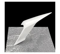Winglets Alerón Aerodinámico para CFMOTO CF450NK CF400-7 Cubierta Trasera Motocicleta Protectores Izquierdo Derecho Carcasa Luz Trasera Asiento Trasero(L- Pearlwhite)