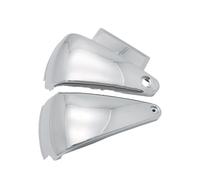 Winglets Alerón Aerodinámico para Vulcan 400/800 VN400 VN800/A/B/E Classic Drifter para Motocicletas Cubiertas Laterales Batería Protector Marco Carenado(Cromo)