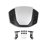 Winglets Alerón Aerodinámico Parabrisas Deportivo para CB650R CB 650R 650 R 2024 2025 Visera Frontal Deflector Viento Accesorios Modificados(Plata)