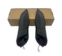 Winglets Alerón Delantero Motocicleta Espejo Retrovisor Lateral con Luz Señal Giro para Motocicleta para CFMOTO 450SR 450 SR(Negro Mate)