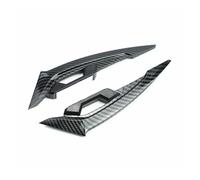 Winglets Alerón Delantero Motocicleta Juego 2 Alerones Aerodinámicos Delanteros para Motocicleta Fijos con Pegatinas Decorativas Adhesivas.(Fibra de Carbon)