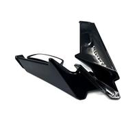 Winglets Alerón Delantero Motocicleta para CBR650R CBR500R 2018 2019 2020 2021 2022 2023 Espejos Retrovisores Modificados ala Viento Lateral Espejo Retrovisor.(Bright Black)