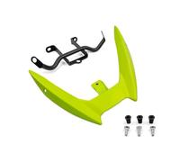 Winglets de Carenado de Motocicleta Adecuado para MT-09, MT FZ 2014 2015 2016 Soporte de alerón de carenado Superior Delantero de Motocicleta(Fluorescent Yellow)