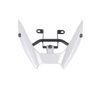 Winglets de Carenado de Motocicleta Adecuado para MT-09, MT FZ 2014 2015 2016 Soporte de alerón de carenado Superior Delantero de Motocicleta(White)
