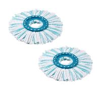 WinGluge 2 Piezas Cabezas de Fregona de Repuesto Compatible con Leifheit Clean Twist Disc Mop, Cabezal de Recambio para Mopa to Fregona Microfibra Buena Absorbencia, para Limpia tu Piso