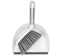 WinGluge Juego de Escoba y Recogedor Pequeños Material de PP, Escoba con Recogedor, Set Mini Cepillos Barrer de Migas, Escoba de Escritorio Que Ahorra Espacio, Combinación de Recogedora Portátil