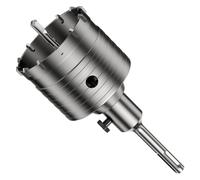 WinGluge Sierra Corona Perforadora Hormigon 68mm con SDS Plus | Adaptador 110mm y Puntas de Carburo, Corona Hormigon Resistente a Golpes, SDS taladro de pared para Cemento, Ladrillo Piedra