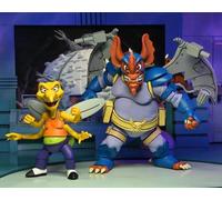 NECA- TMNT Cartoon WINGNUT/SCREWLOOSE 2-Pack Tortues Estatuas, Multicolor (81892