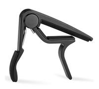 WiNGO Cejilla Guitarra Española Clásica Profesional Clasica Guitar Capo con 5 Púas, Negro.