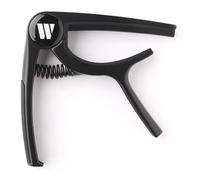 WINGO - Cejilla para guitarra acústica y eléctrica, ukelele, mandolina, banjo, color negro