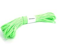 WINGONEER 100 Pies 31 Metros Paracord 550 Luminosa Brillan en la Oscuridad Paracaidistas del Cable 550 Tipo III 7 Trenza del Cable Paracord 100% Nylon, Color Verde Diámetro 4.00mm