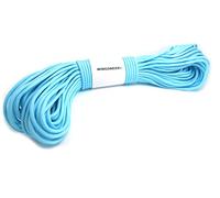 WINGONEER 100 Pies 31 Metros Paracord 550 Luminosa Brillan en la Oscuridad Paracaidistas del Cable 550 Tipo III 7 Trenza del Cable Paracord 100% Nylon, Color Azul Diámetro 4.00mm