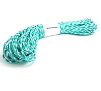 WINGONEER 100 Pies 31 Metros Paracord 550 Paracaidistas del Cable 550 Tipo III 7 Trenza del Cable Paracord 100% Nylon, Color Azul Lago Camo Diámetro 4.00mm