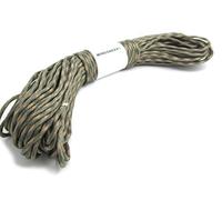 WINGONEER 100 Pies 31 Metros Paracord 550 Paracaidistas del Cable 550 Tipo III 7 Trenza del Cable Paracord 100% Nylon, Color Beige + Gris Oscuro Diámetro 4.00mm