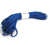 WINGONEER 100 Pies 31 Metros Paracord 550 Reflexivo Paracaidistas del Cable 550 Tipo III 7 Trenza del Cable Paracord 100% Nylon, Color Azul Diámetro 4.00mm