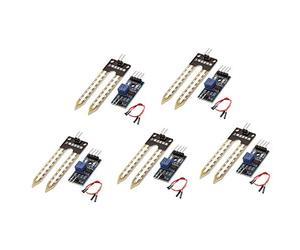 WINGONEER 5pcs del Suelo Humedad del higrómetro del módulo del Sensor de detección de YL-69 Sensor de Agua y HC-38 Módulo para Arduino