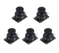 WINGONEER 5PCS PS2 Joystick Juego de control XY de dos ejes Módulo de desbloqueo de joystick para Arduino