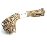 WINGONEER Paracord 550 4 mm con núcleo de 7 hebras, 550 Libras, 100 pies (31 m), 100% Nailon, Ideal para Manualidades Creativas, Camping, Exteriores, Supervivencia, Color Beige