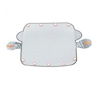 WINGOT Cubierta Parabrisas de Coche, para Ford Transit Custom Crew Cab Manual 2024- Protector magnético Nieve, con Cubierta de Espejo Lateral, antiheladas, Antipolvo,Silver-110 * 145