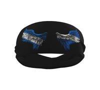 Wings Diadema deportiva con bandera de Honduras y Nicaragua para hombres y mujeres, diadema de entrenamiento que absorbe la humedad, banda para el sudor para correr, ciclismo, fútbol, yoga