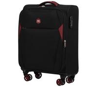 Wings Dipper - Carro de cabina de 20", candado TSA, 42 L, negro, 4 ruedas, mango telescópico, extensible, ligero, poliéster, 56,5 x 39,5 x 22 cm, Negro , 56,5x39,5x22, Maleta