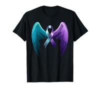 Wings for Suicidio Prevención Concientización Apoyo a la Salud Mental Camiseta