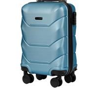 Wings Maleta rígida con ruedas y candado, azul, 51,5x33,5x19, Maleta