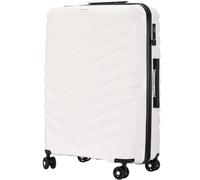 Wings Maleta rígida con ruedas y candado, Blanco, 75,5x50x30, Maleta