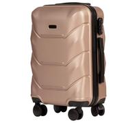 Wings Maleta rígida con ruedas y candado, dorado, 55,5x38x21,5, Maleta