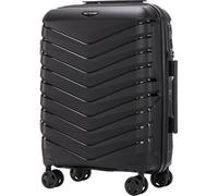 Wings Maleta rígida con ruedas y candado, Negro , 56x41x21,5, Maleta