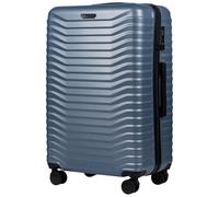 Wings Maleta rígida - Maleta de viaje grande y trolleys - Ultraligero con ruedas - Maleta Trolley Equipaje de mano - Maleta rígida con candado - Trolley Pequeño para Avión, azul, large, Maleta