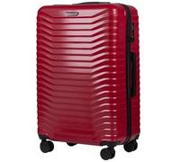 Wings Maleta rígida - Maleta de viaje grande y trolleys - Ultraligero con ruedas - Maleta Trolley Equipaje de mano - Maleta rígida con candado - Trolley Pequeño para Avión, rojo, large, Maleta