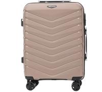 Wings Maleta rígida | Maleta de viaje y trolleys | ultraligero con ruedas | Maleta Trolley Equipaje de mano | Maleta rígida con candado | para avión, marrón, 56x41x21 cm, Maleta