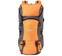 WINGS Mochila de trekking ligera de 30 l con ventilación en la espalda, cinturón de cintura, silbato de emergencia, cubierta de lluvia, montaña al aire libre, Naranja, L, Casual