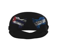 Wings Nicaragüense Nicaragua y Honduras Bandera Deportes Diadema Elegante Yoga Ejercicio Diademas Transpirable