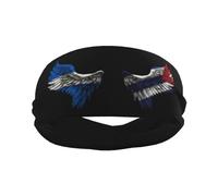 Wings Nicaragüense Nicaragua y Honduras Bandera Deportes Diadema Elegante Yoga Ejercicio Diademas Transpirable