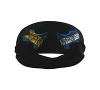 Wings Nicaragüense Nicaragua y Honduras Bandera Deportes Diadema Elegante Yoga Ejercicio Diademas Transpirable