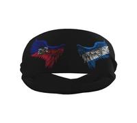 Wings Nicaragüense Nicaragua y Honduras Bandera Deportes Diadema Elegante Yoga Ejercicio Diademas Transpirable