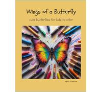 wings of a butterfly: cute butterfy line art for coloring