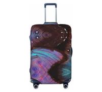 Wings Of A Butterfly - Fundas protectoras elásticas para equipaje de viaje, 45,7 a 81,3 cm, Black, S