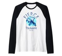 Wings of Fire Fierce Like Tsunami Camiseta Manga Raglan