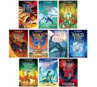Wings of Fire Graphic Novel Series 8 Books (#1-#8) - The Dragonet Prophecy, The Lost Heir, The Hidden Kingdom, The Dark Secret, The Brightest Night, Moon Rising, Winter Turning, Escaping Peril